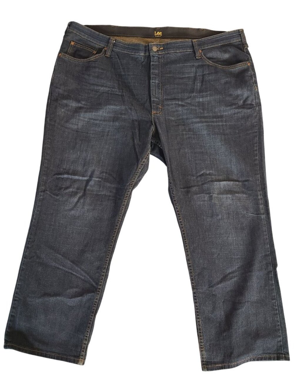 Lee Mens Dark Wash Jeans Size 48 x 30 Relaxed Fit Denim Casual